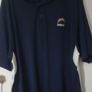 Official Chargers Team Shirt Official NFL Navy Polo Shirt